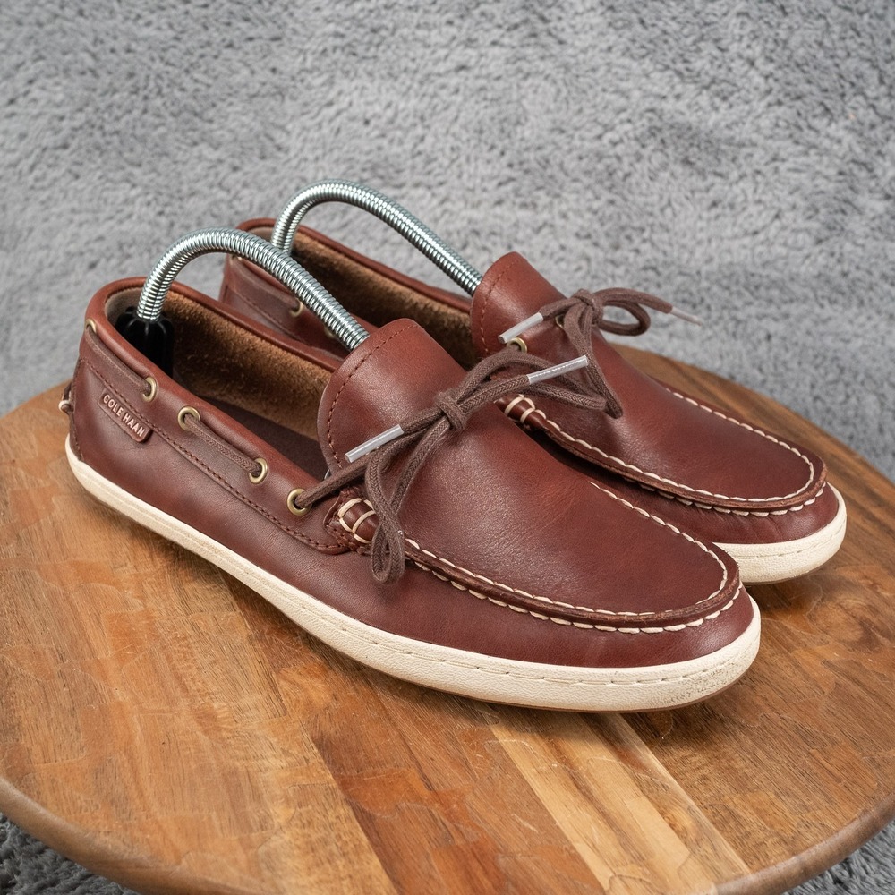 Cole Haan Pinch Roadtrip Shoes Mens 8 M Boat Slip On Comfort Casual Brown C22114